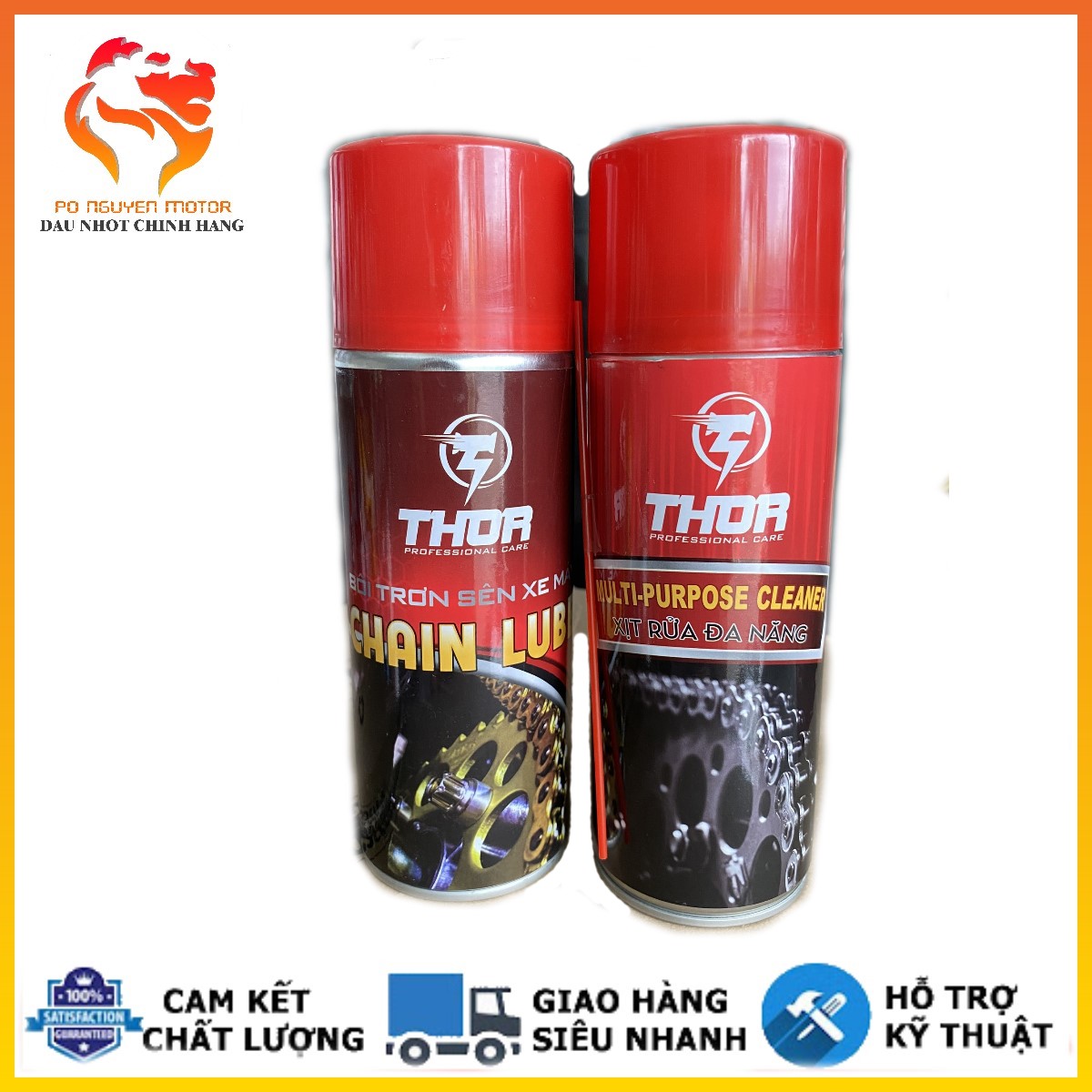 BỘ VỆ SINH BẢO DƯỠNG XÍCH SÊN THOR (400ml)