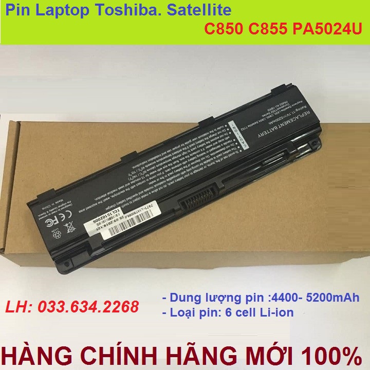Pin Laptop Toshiba. Satellite C850 C855 PA5024U - Pin Laptop PA5024U