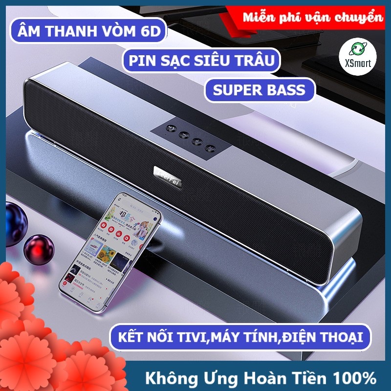 Loa bluetooth không dây A36 PRO BASS 2023 âm thanh nghe nhạc xem phim cực đã với 4 loa cộng hưởng cho âm thanh vòm 6d tương thích điện thoại máy tính laptop tivi pc