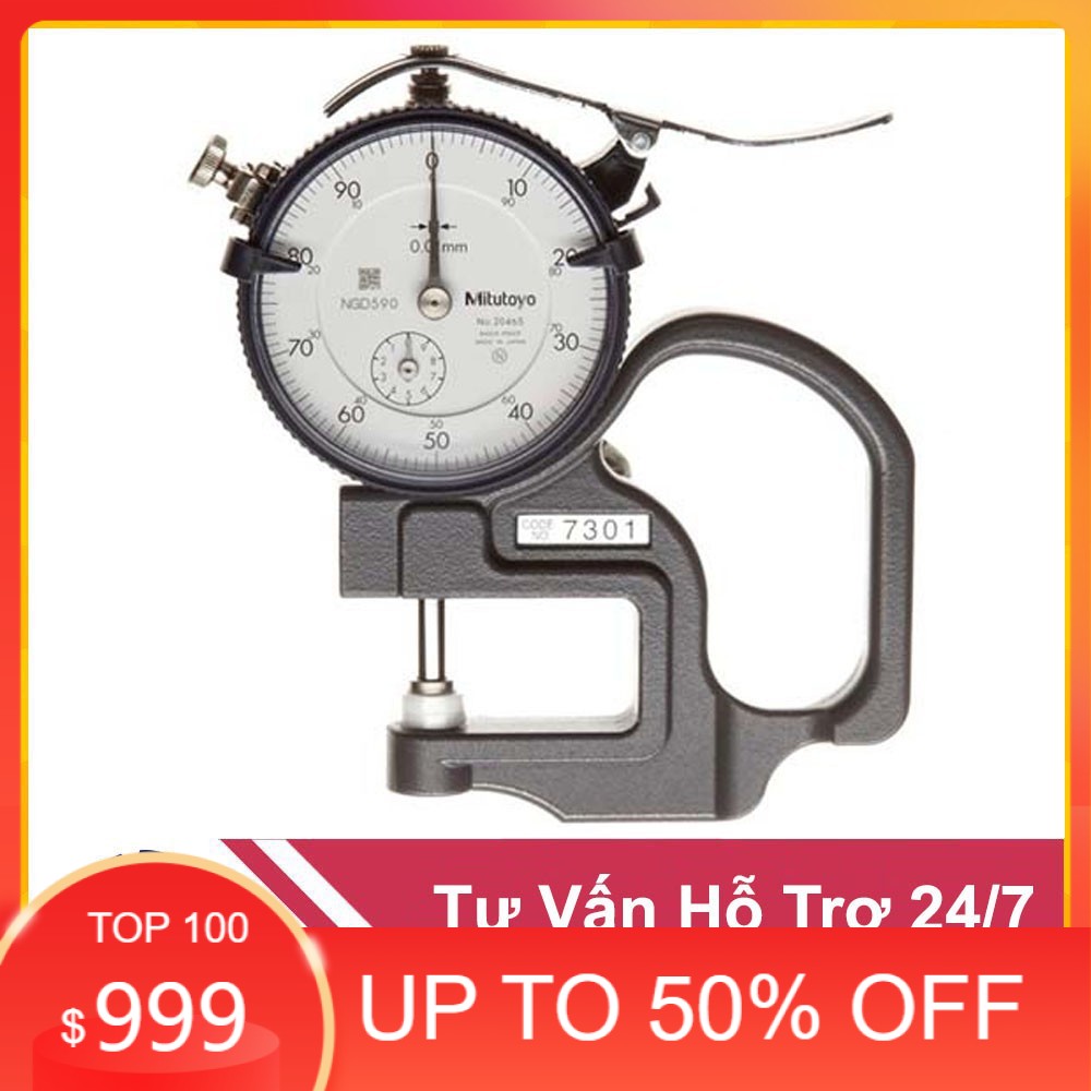Thước đo độ dày đồng hồ 7301 Mitutoyo
