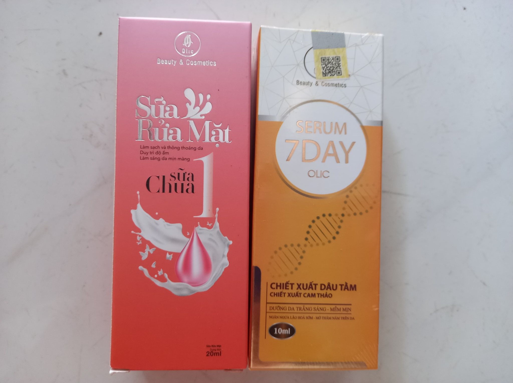 Combo 2 chai huyết thanh truyền trắng olic 7 day