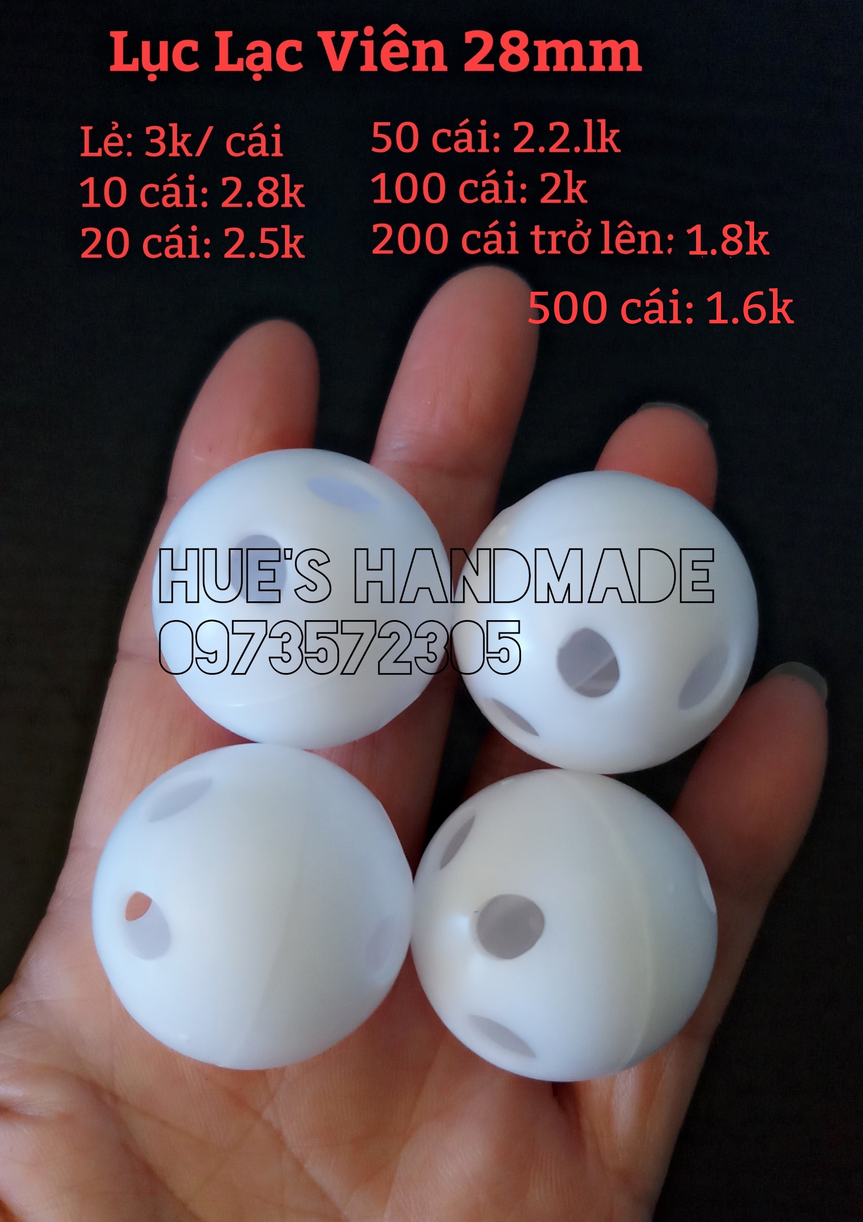 Lục lạc tròn 28mm - lục lạc tròn