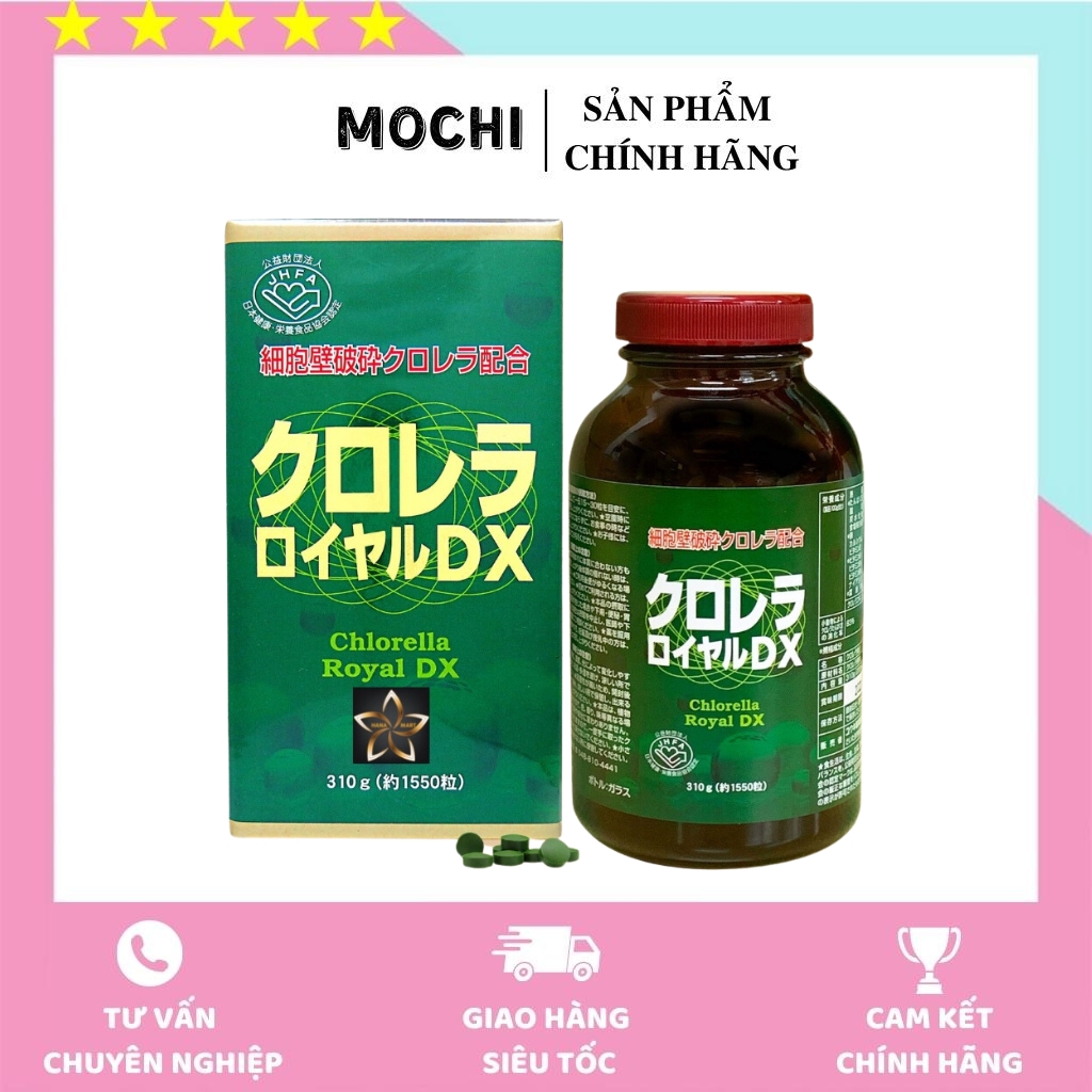 Tảo lục hoàng gia Chlorella Royal DX 1550 viên Nhật Bản