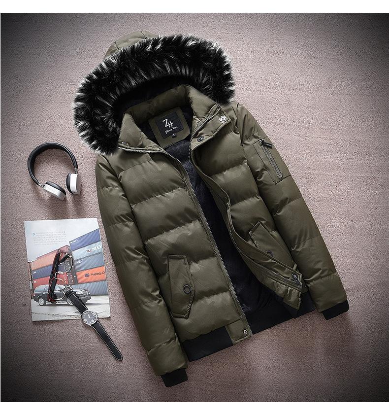 Combo Áo khoác phao nam lót lông AP47 + Tất cao cổ cotton cao cấp