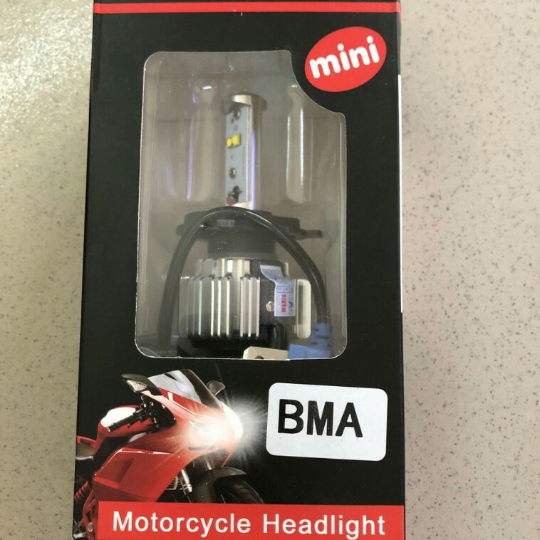 Bóng led tản nhiệt H4 mini BMA sáng trắng