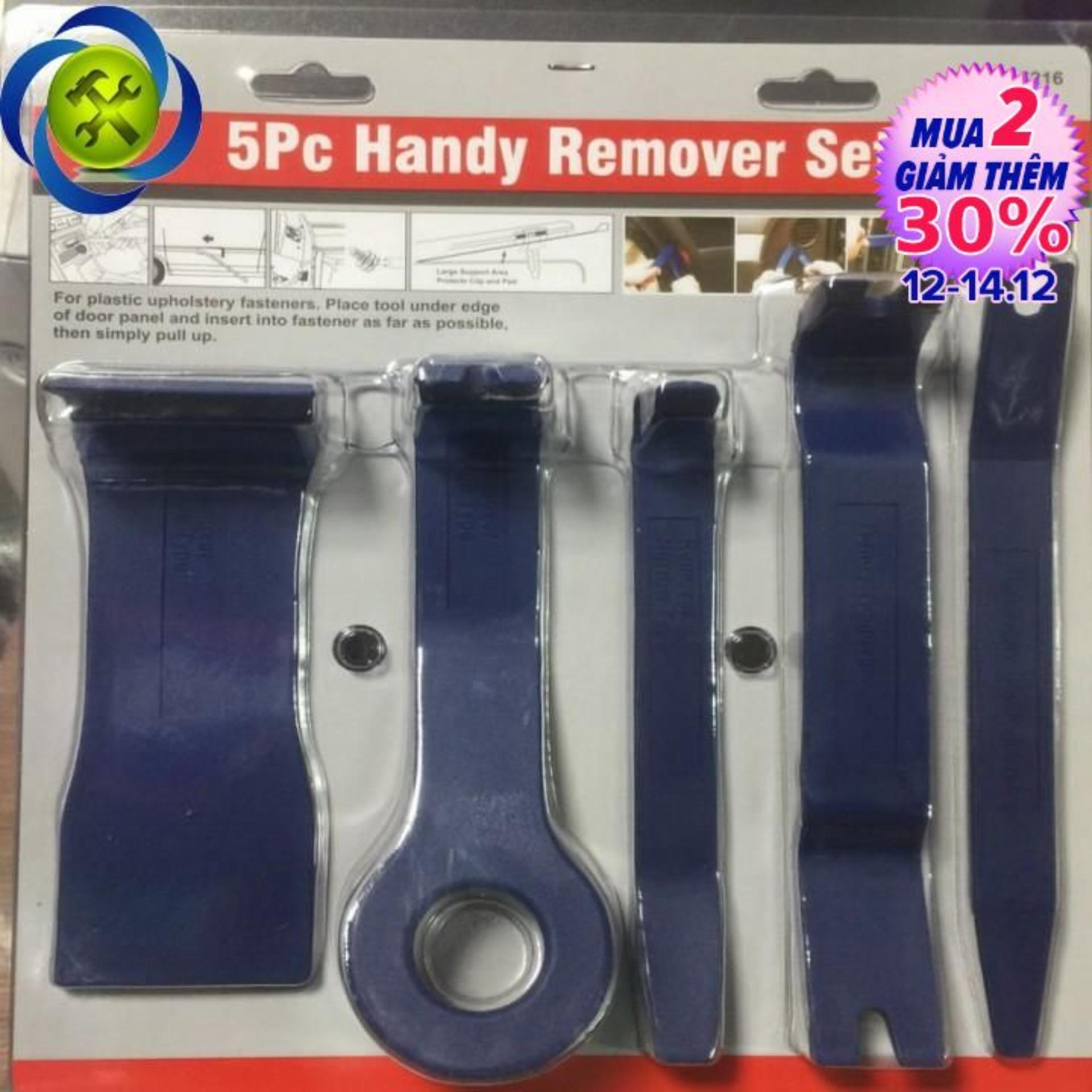 Bộ nạy đồ nhựa hc-5216 có 5 chi tiết màu xanh