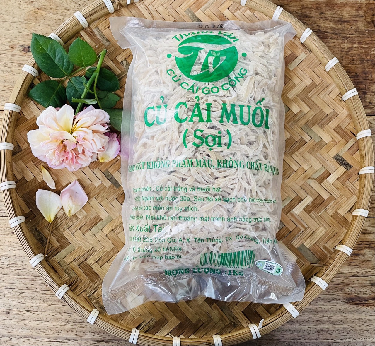 Củ cải muối cắt sợi gò công - 500gr