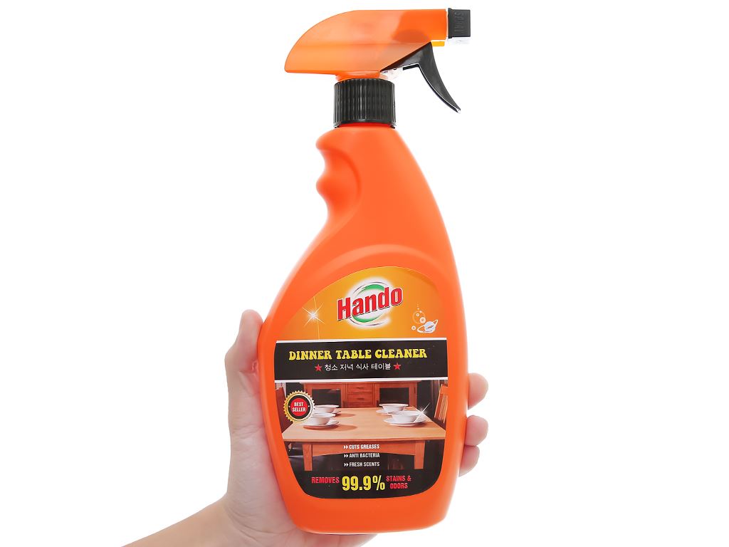 Nước lau bàn ăn khử mùi Hando chai 500ml