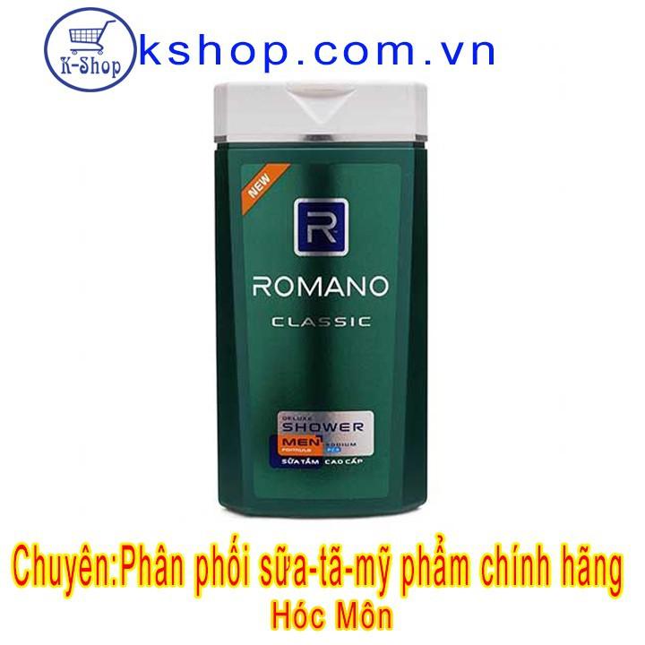 Sữa tắm Romano Classic chai 150g