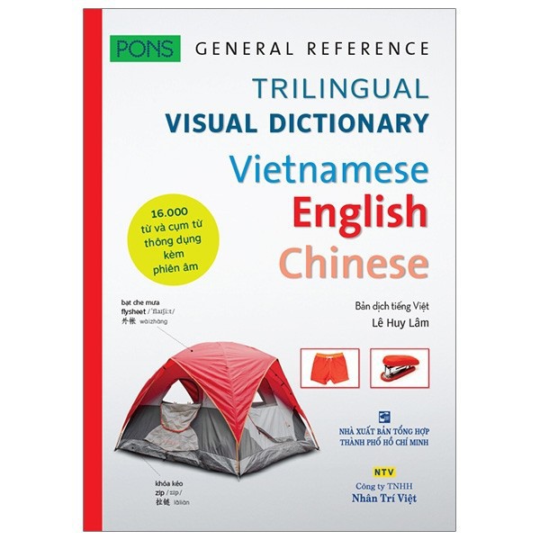 NS Minh Tâm - Sách - Pons General Reference – Trilingual Visual Dictionary Vietnamese–English–Chinese