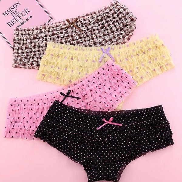Combo 5 quần ren tầng công chúa 303