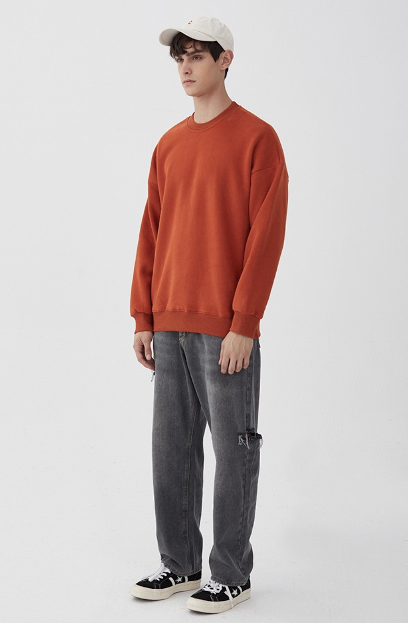 Áo sweater nỉ bông cotton unisex - ẢNH THẬT