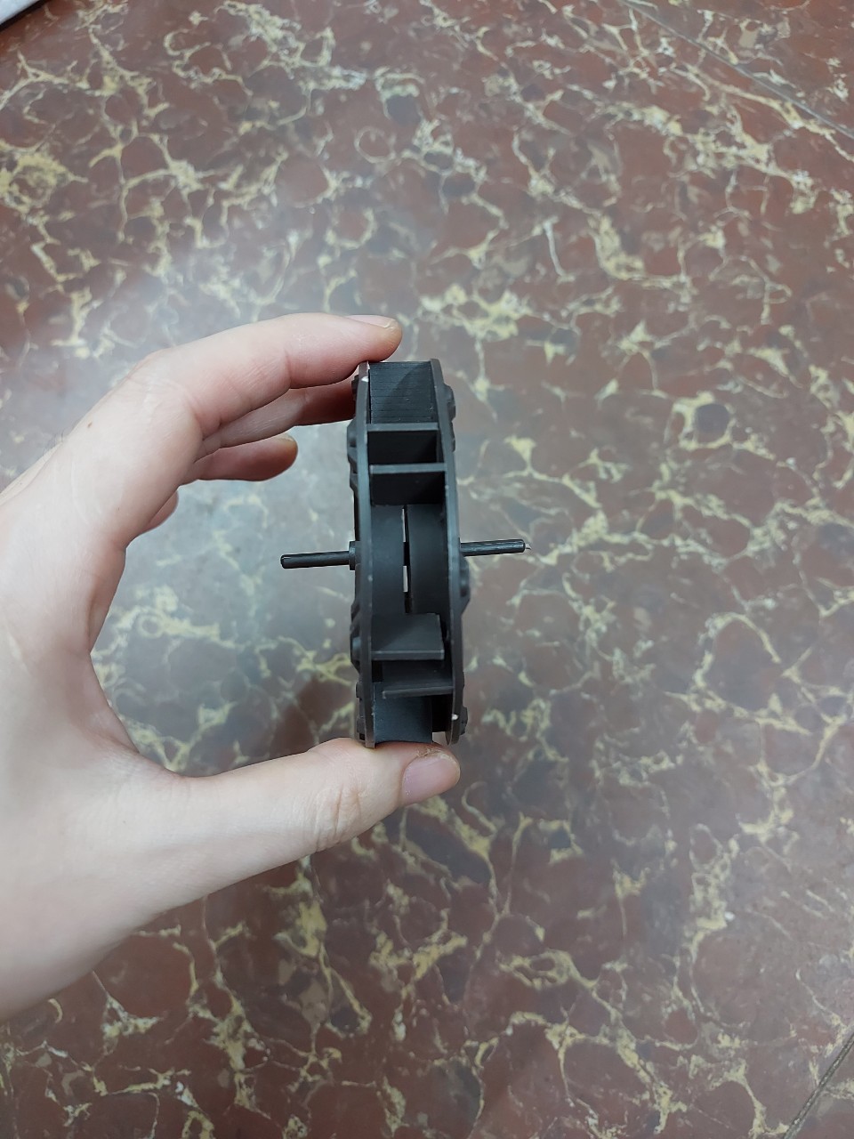 Phụ kiện làm thác nước phong thủy: Bánh xe nước kích thước 8cm
