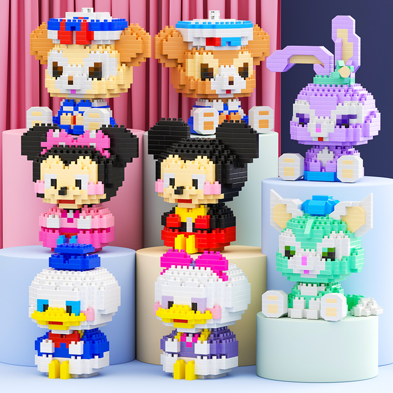 Mini lego bộ đồ chơi lắp ráp lego 3d nhân vật hoạt hình