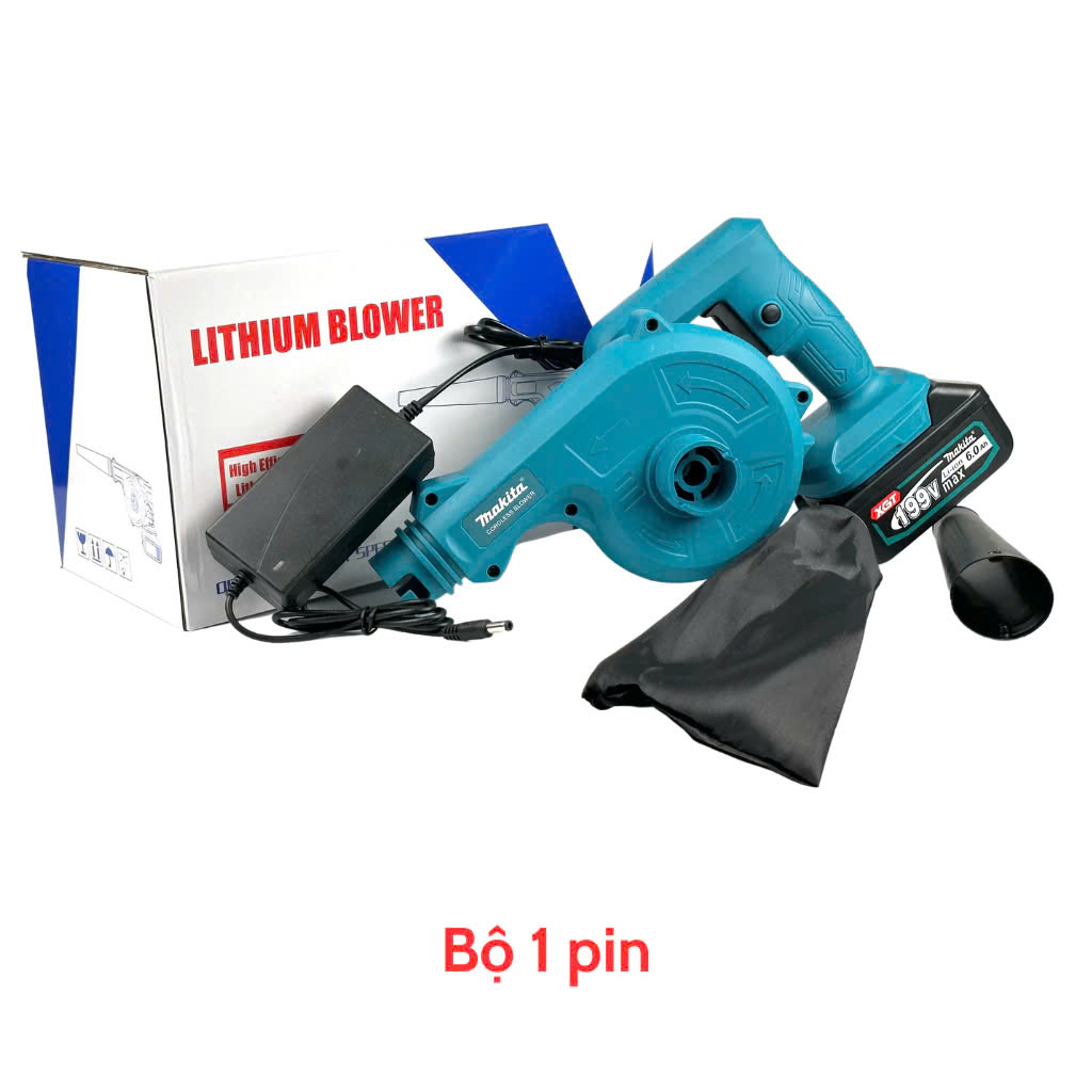 Máy thổi bụi cầm tay dùng pin Makita 199v, máy thổi hút bụi cầm tay công suất lớn 680W vệ sinh đa năng thổi khỏe sạch sẽ  4.7  362 đánh giá 1,1k đã bán