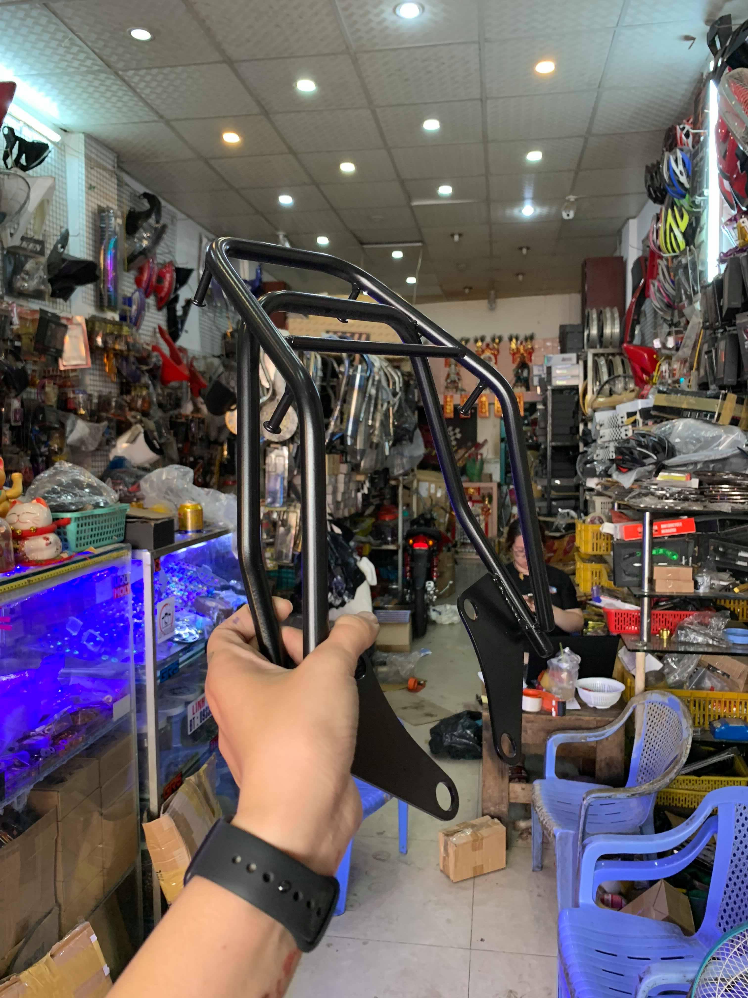 [HCM]Baga Msx mẫu H2C tải nặng được 50kg gắn trực tiếp msx sf  msx 125  demons 110  sơn tỉnh điện cực đẹp hình thật