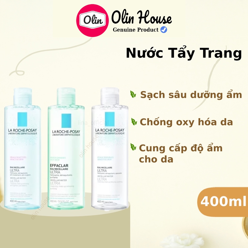 Nước tẩy trang la roche posay 400ml - olin house