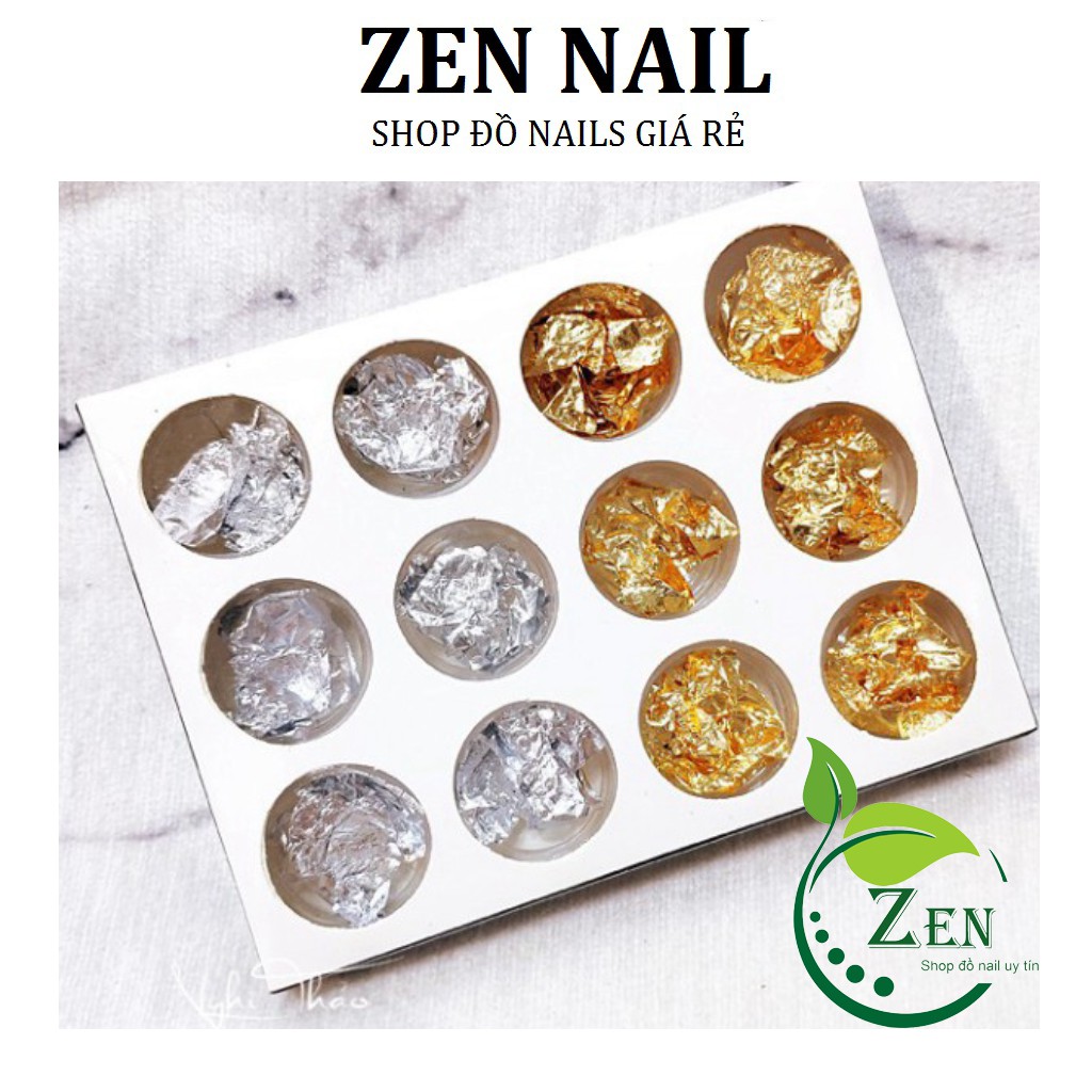 Giấy nhún nail , giấy nhún vàng bạc- Ẩn Gel siêu xinh
