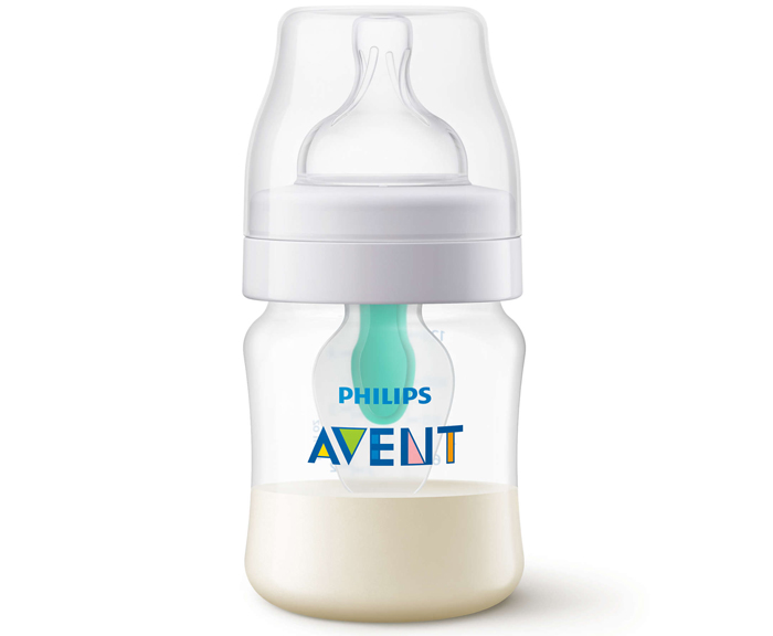 [HCM]Bình sữa Avent giảm đầy hơi với van giữ sữa AirFree SCF813/14 125ml