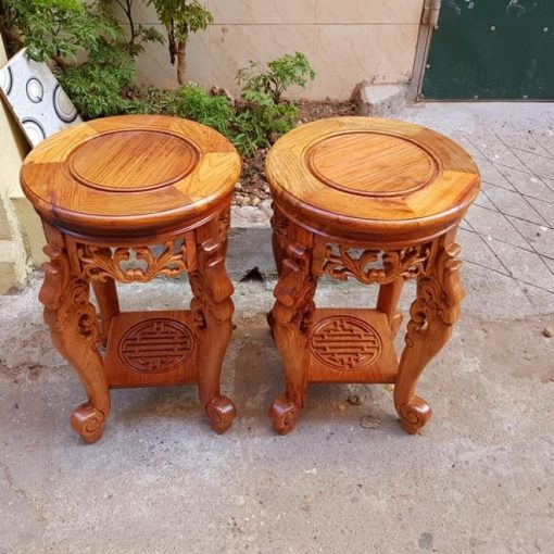 Đôn Rồng Gỗ Hương