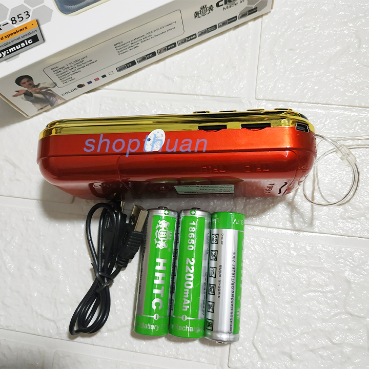 Loa Craven CR-853 3 Pin – Nghe Thẻ Nhớ USB FM Radio