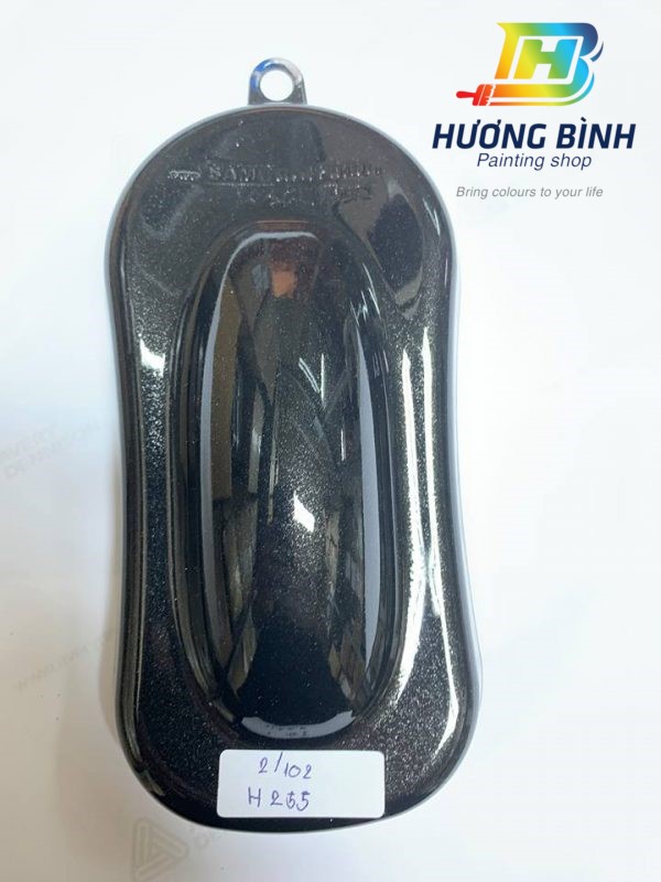 Sơn xịt samurai màu đen nhánh - h255