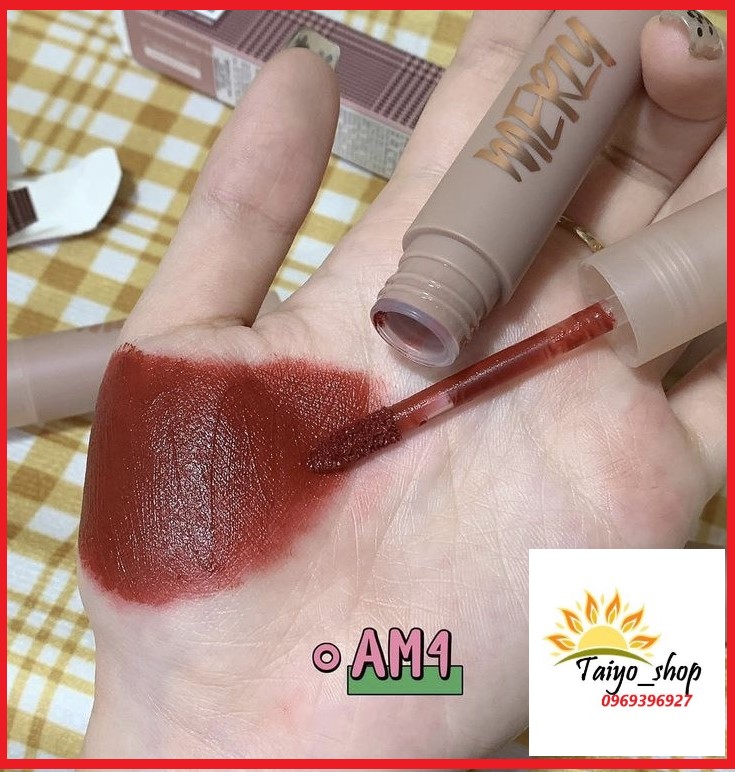 Son kem lì merzy academia mellow tint 4g #am4_đỏ gạch