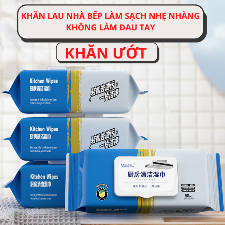 [Clearance buy 5 Get 1] Super clean 80-sheet non-toxic skin irritation pack wet wipes kitchen cleaning oil, super strong skin-safe multifunctional chili towel,
