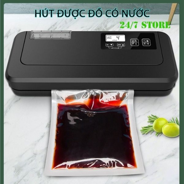 Máy hút chân không, máy hút chan khong gia dình, thực phẩm, máy hút chân không thực phẩm không kén túi dành cho gia đình P290B - Phiên bản tiên tiến hoàn toàn tự động - Hút được đồ khô và đô ướt, - Bảo hành 12 tháng