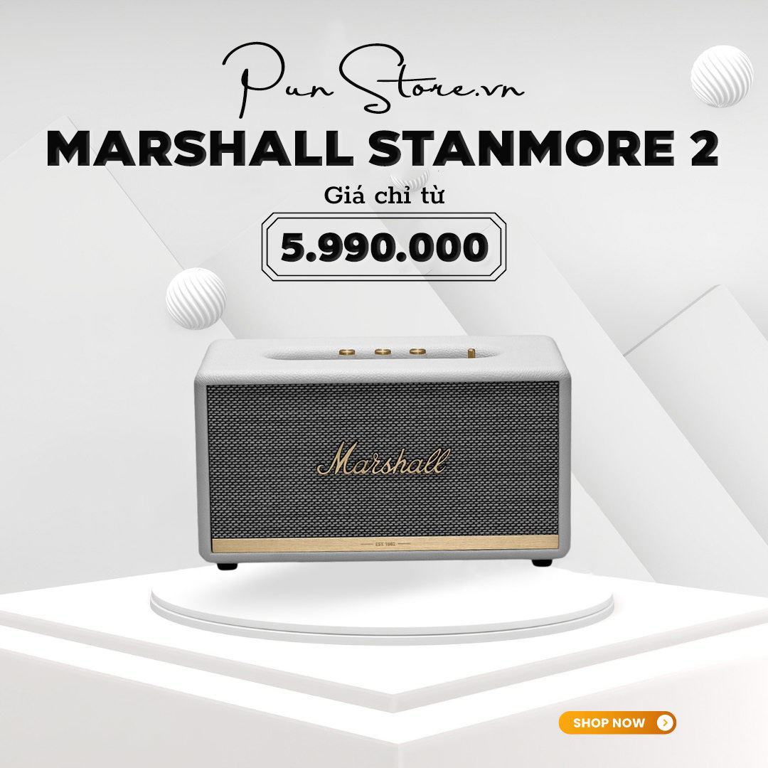 Loa Marshall Stanmore 2 New 100% -Hàng chính hãng  - Bảo Hành 12 Tháng - Loa Bluetooth