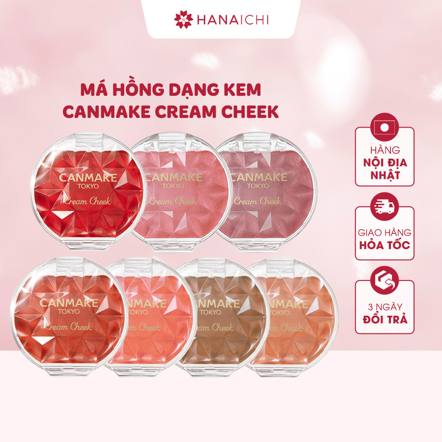 Má hồng dạng kem Canmake Cream Cheek - Nội địa Nhật