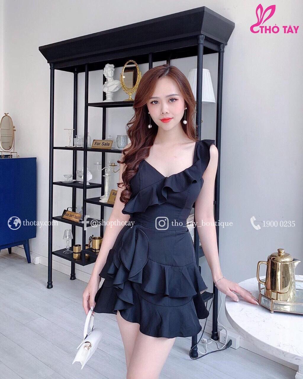 Đầm xòe bèo umi-QH