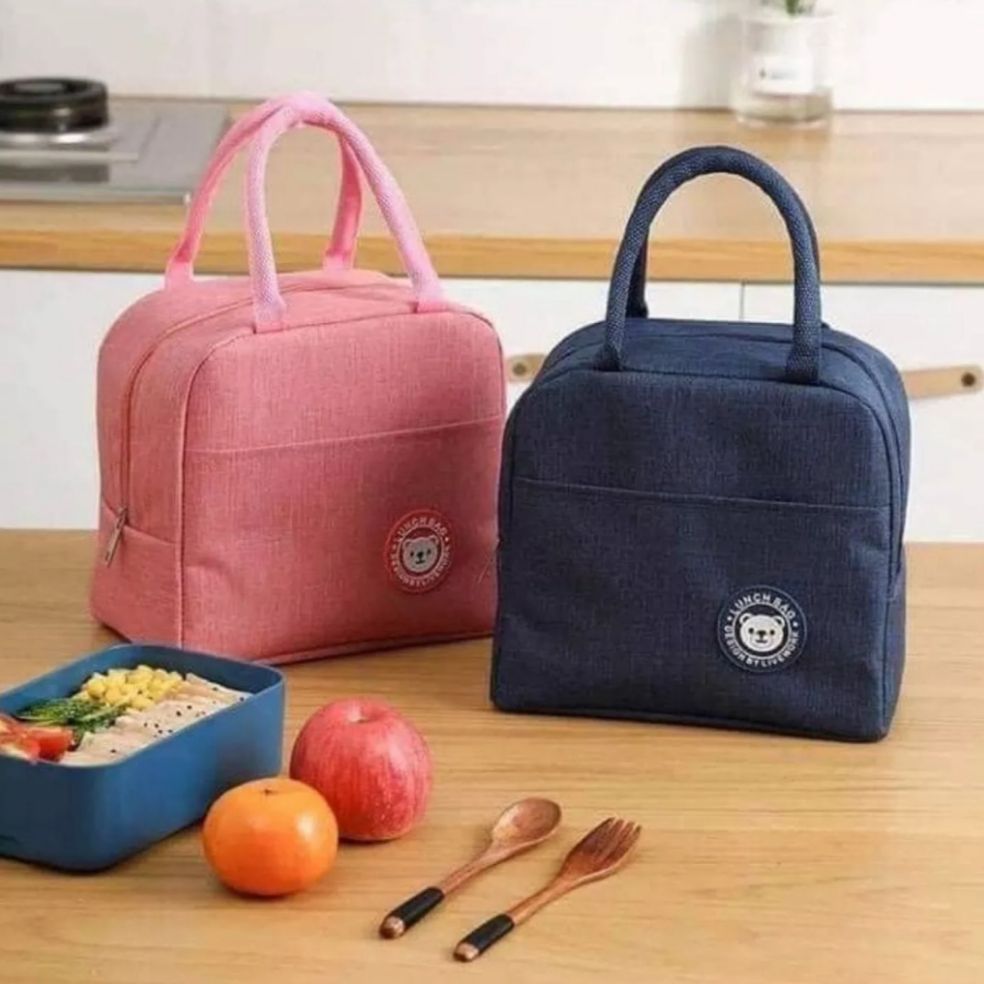 Túi giữ nhiệt đựng đồ ăn. Có quai, Kích thước: 15x18x20. Lót siêu dày, phù hợp đi làm, tập Gim... Phù hợp cho cả nam và nữ