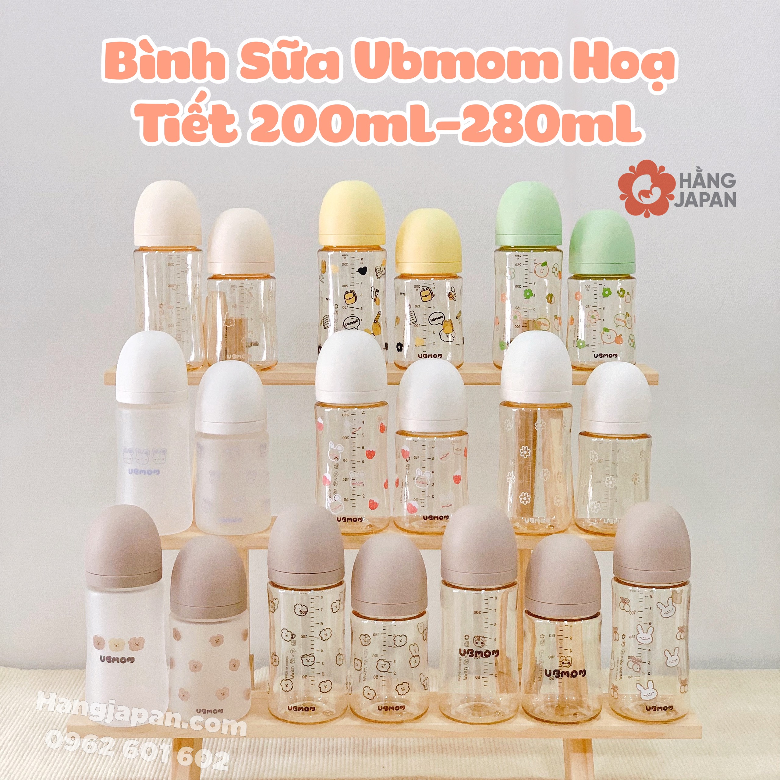Bình sữa ubmom nội địa hàn 200ml/ 280ml
