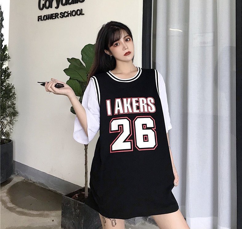 Set Bộ Thể Thao Bóng Rổ Áo Aiker SỐ 26 và Quần Short Viền V 2 Line Ê54