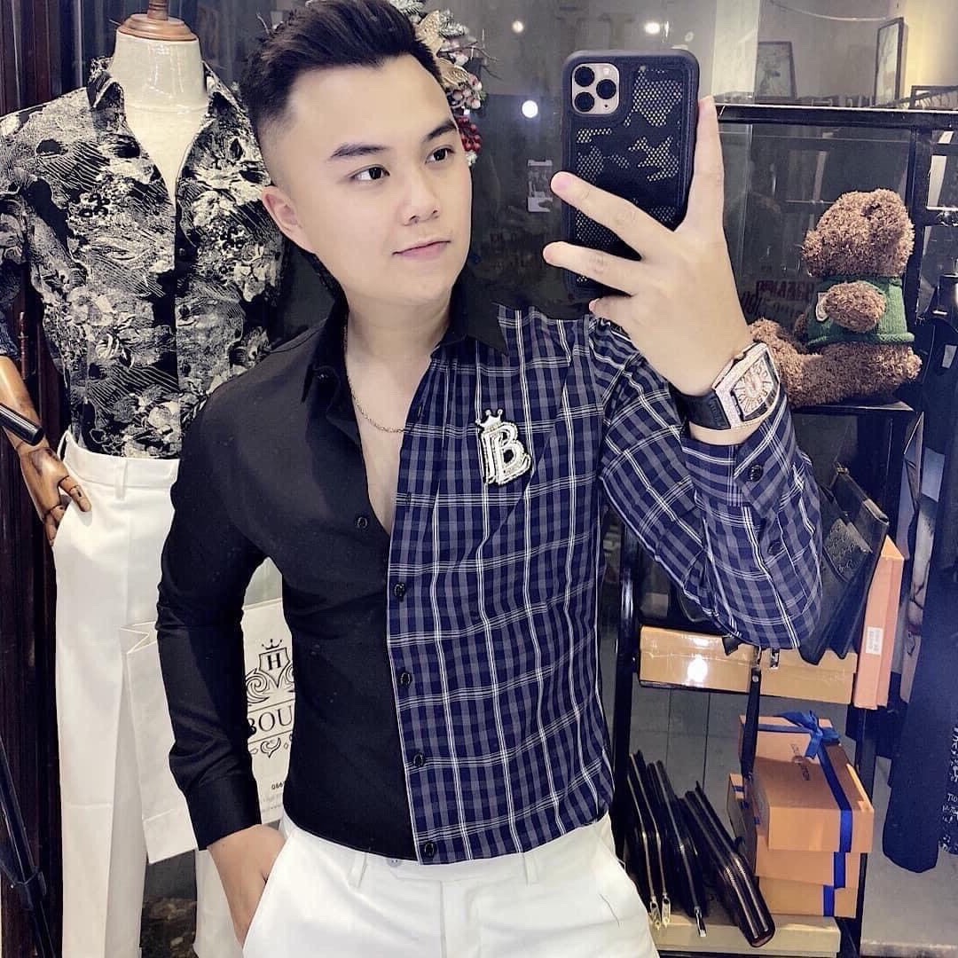 Áo Sơ Mi Nam Dài Tay Chất Lụa Mịn Không Nhăn,Gía Rẻ Cực Chất Form Body Kiểu Dáng Hàn Quốc jellyshop2000 tt492