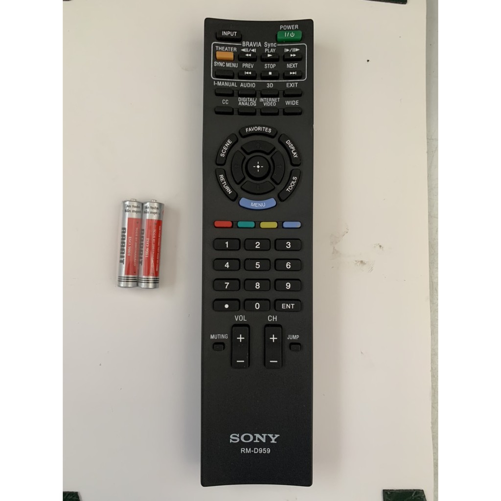 Remote tivi - điều khiển tv sony lcd rm d959