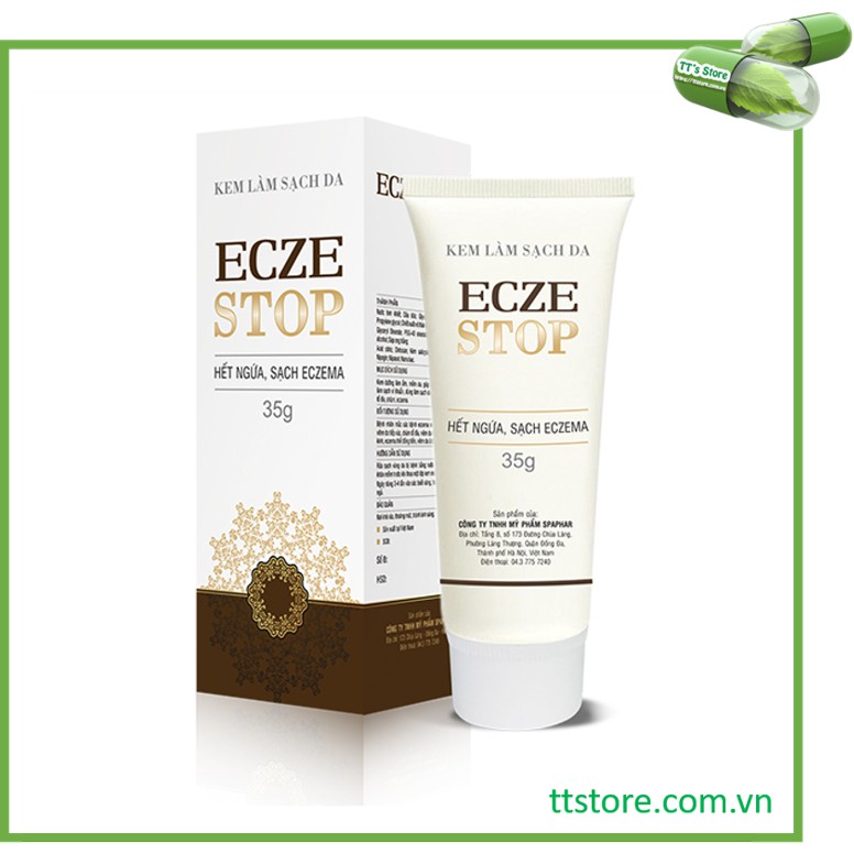 Eczestop 35g - kem làm sạch da, hết ngứa, sạch eczema ecze stop