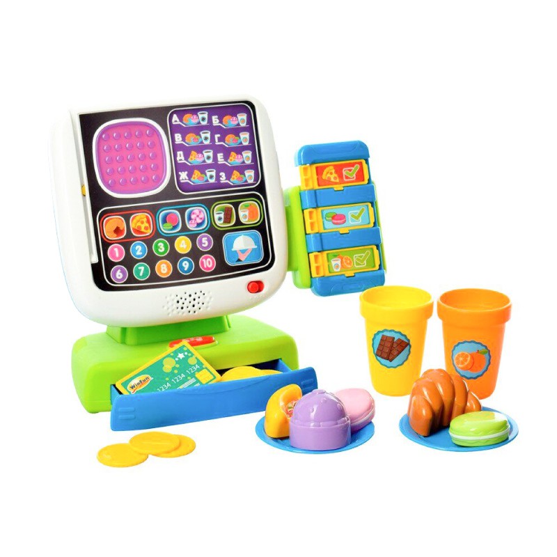 Đồ chơi máy tính tiền siêu thị cho bé nhập vai Winfun 2515 - Đồ chơi giáo dục sớm kích thích bé phát triển trí tưởng tượng