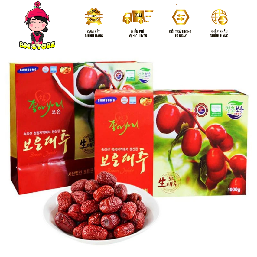 HÀNG ĐỦ KÝ-LOẠI ĐẶC BIỆT-Táo đỏ SAMSUNG chuẩn Hàn Quốc loại 1kg hộp quà TẶNG kèm túi quai xách , hàng Chính Hãng, DATE MỚI