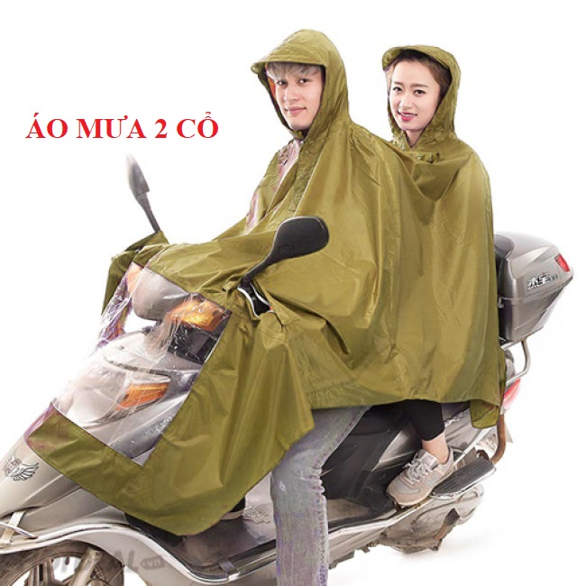 [HCM][ SALE HÈ] ÁO MƯA ĐÔI 2 CỔ HÀNG VNXK - ÁO MƯA ĐÔI TIỆN LỢI NHIỀU MÀU - ÁO MƯA CAO CẤP SIÊU NHẸ - XẢ HÀNG GIÁ TỐT ÁO MƯA 2 ĐẦU KÍCH THƯỚC LỚN