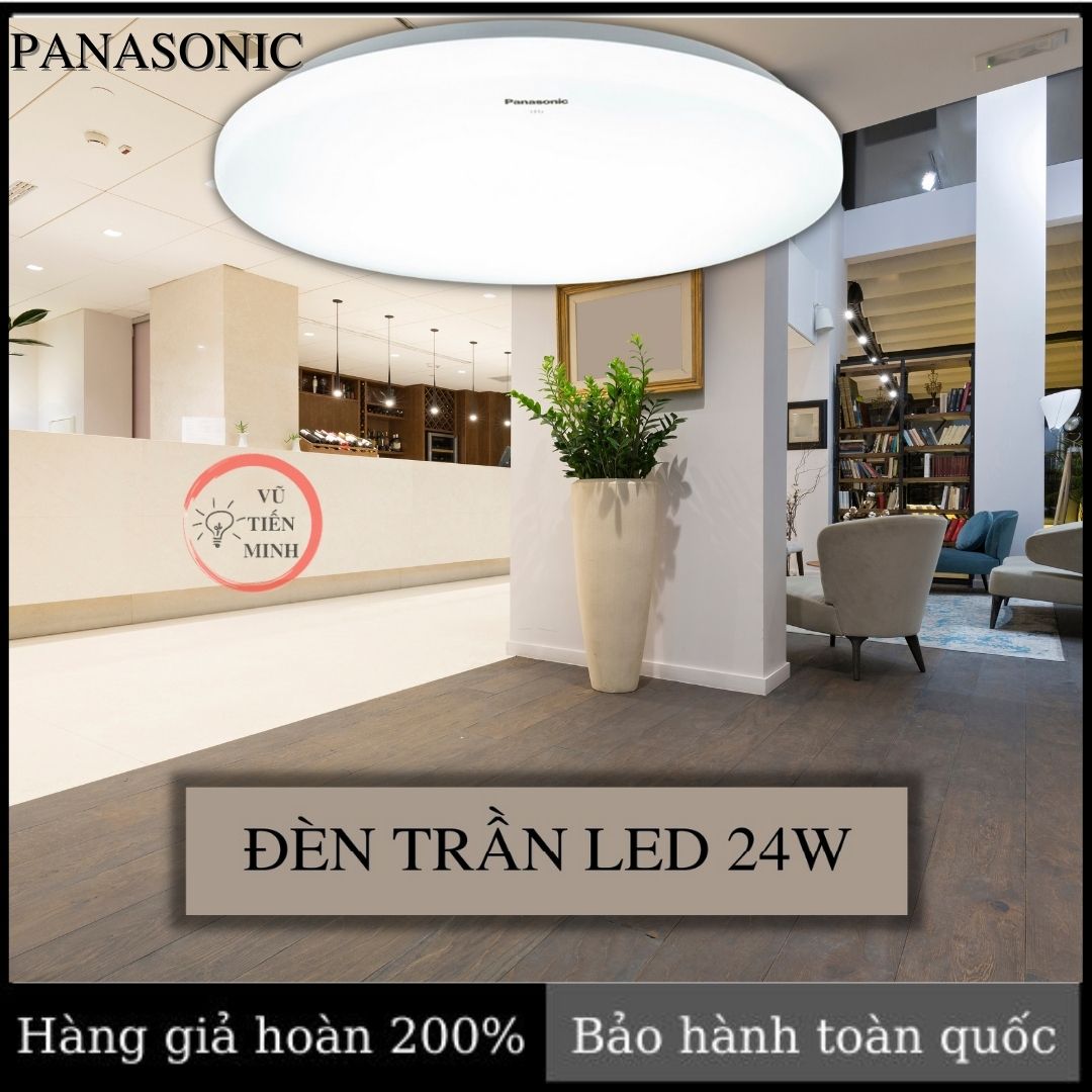 [FreeshipMAX] Đèn led trần Panasonic 24W  dành cho lối đi, phòng tắm, hành lang, ban công - Hàng chính hãng - Bảo hành toàn quốc