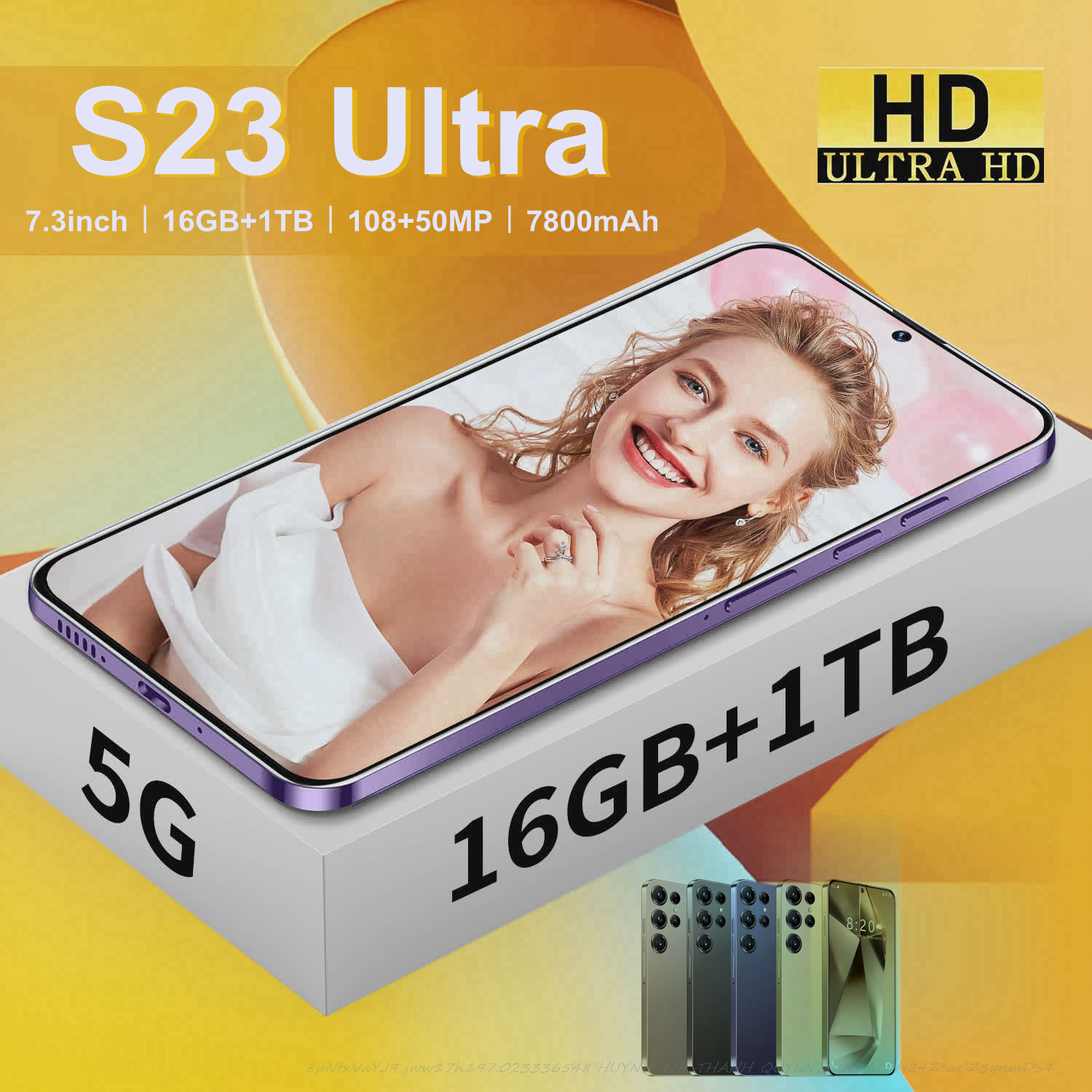 Cheapest price for HS FHD screen mobile phone 16 + 1TB memory dual SIM support gaming phone free warranty student cheap