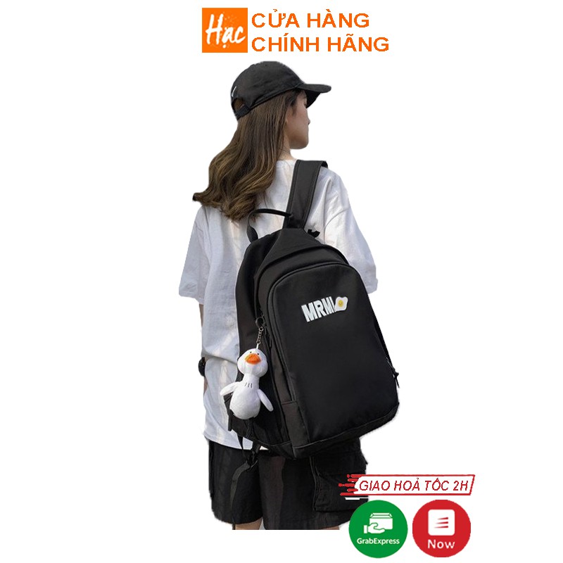 Balo nữ ba lô nam thời trang ulzzang đi học vải dù chống nước, cỡ lớn có ngăn đựng laptop 16 inch BX512L