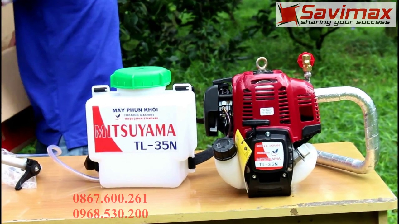 Máy phun khói diệt côn trùng Mitsuyama TL-35N, máy phun th.uốc dạng khói GX35