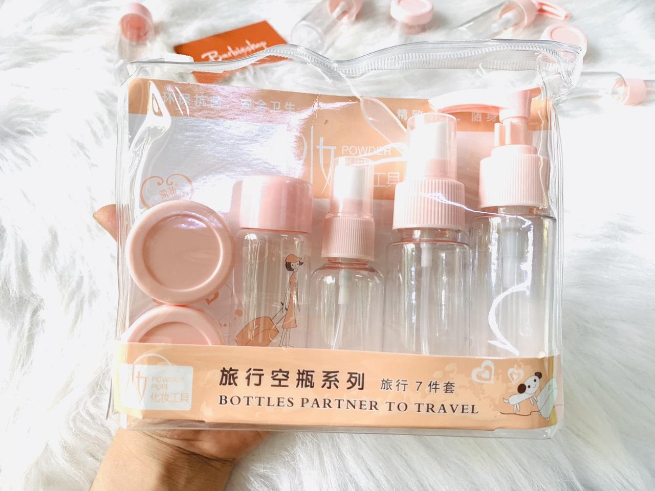 BỘ CHIẾT MỸ PHẨM DU LỊCH siêu tiện lợi