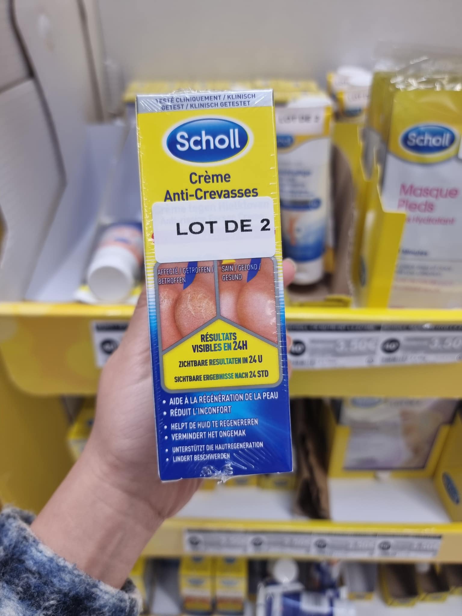 Kem bôi chuyên tr ị nứt gót chân SCHOLL của Pháp 60ml