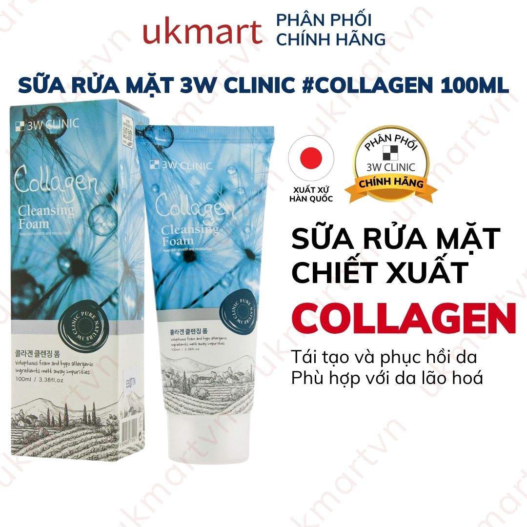 Sữa Rửa Mặt 3W Clinic Hàn Quốc 100ml Chiết Xuất Thiên Nhiên Giúp Làm Sạch, Trắng Da, Giảm Dầu Mụn - 4
