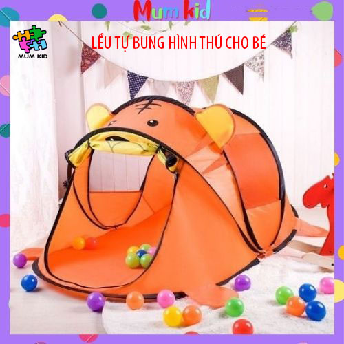 Lều bóng cho bé, Lều tự bung hình thú, lều công chúa dễ thương, dễ dàng gấp gọn, khung thép chắc chắn, lỗi đổi mới trong 7 ngày đầu.