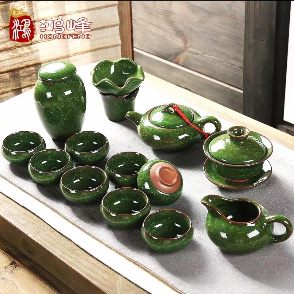 Bộ ấm chén xanh ngọc